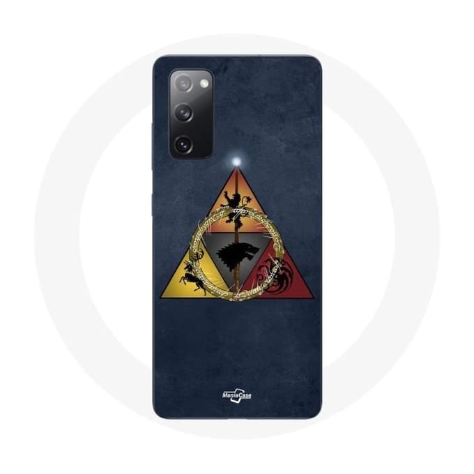 Coque - Game of Thrones - Samsung Galaxy S20 FE - Rigide - Triangle Logo Baratheon - Bleu
