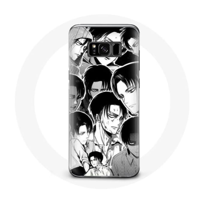 Coque pour Samsung Galaxy S8 Attaque des Titans Manga Levi Ackerman