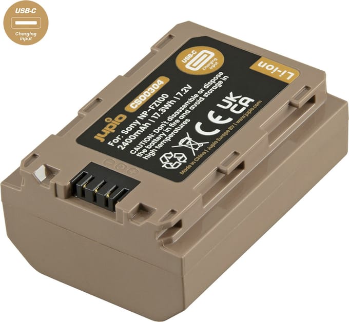 NP-FZ100 *ULTRA C* (USB-C input) 2400mAh