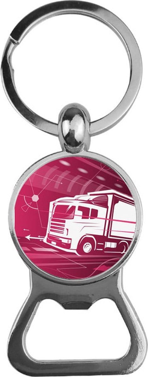 Bieropener Glas - Vrachtwagen