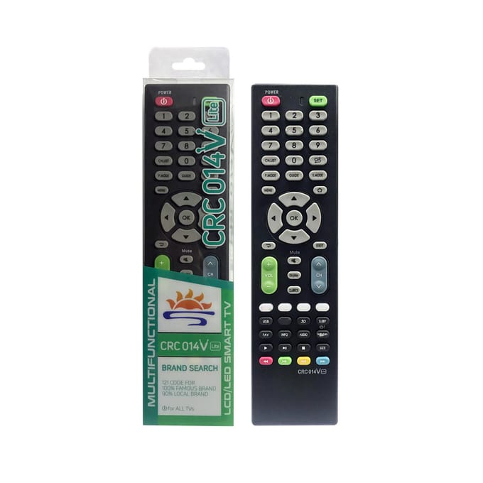 Télécommande universelle pour téléviseur LED LCD Télécommande de remplacement pour téléviseur multimarque avec noir