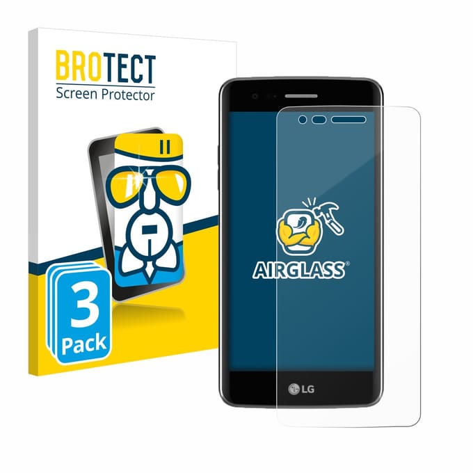 Screenprotector 3 Stuks voor LG K8 2017 Beschermglas transparant