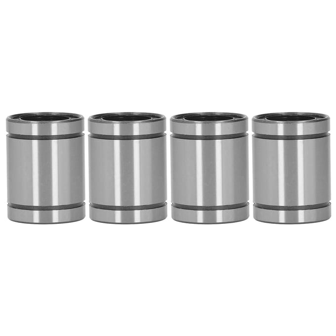Lot de 4 roulements à mouvement linéaire en acier, diamètre intérieur 20 mm, diamètre extérieur 32 mm, largeur 48 mm, LM20UU, pour machines et équipements