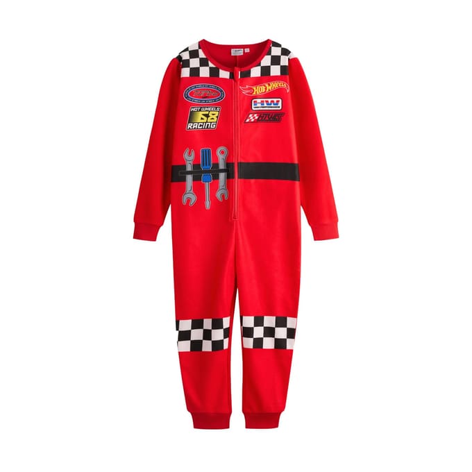 Hot Wheels Jongens Pit Crew Crew Neck Slaappak 11-12 rood