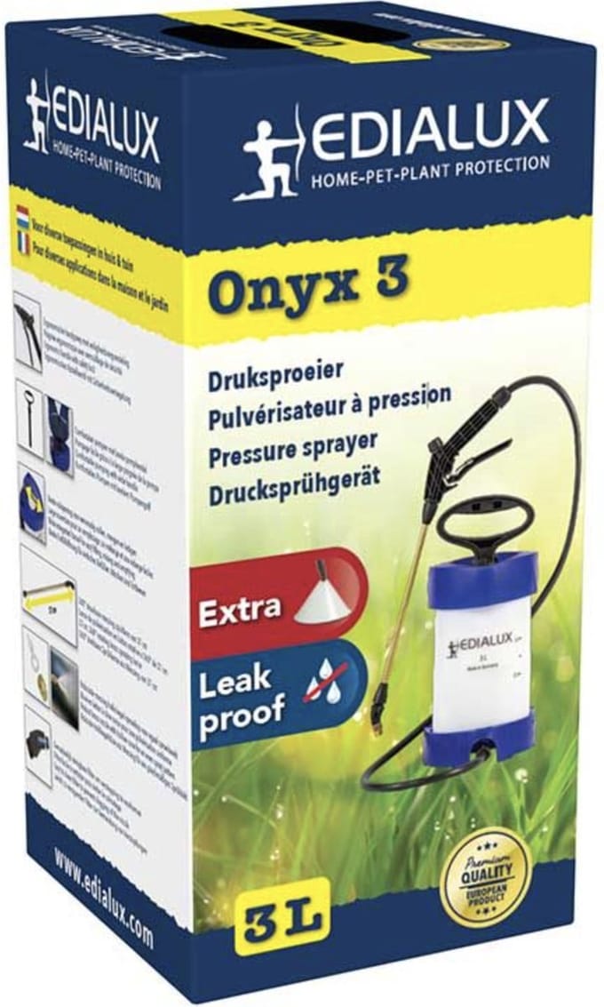 Edialux Onyx 3 liter druksproeier