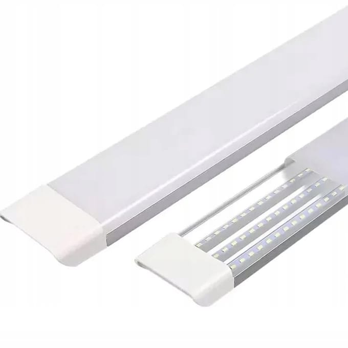 Merkloos - LED Plafondlamp Opbouwarmatuur - 120cm - 60W - Neutraal Wit (4000K) - 6000 lm