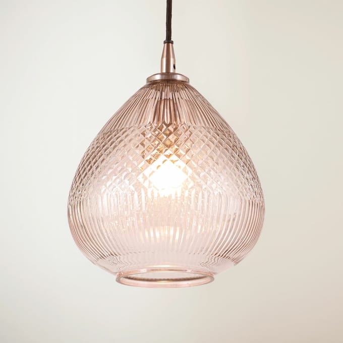 LOBERON Hanglamp Drélinette roos