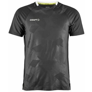 Craft Premier Solid Shirt Korte Mouw Heren - Asfalt | Maat: XXL