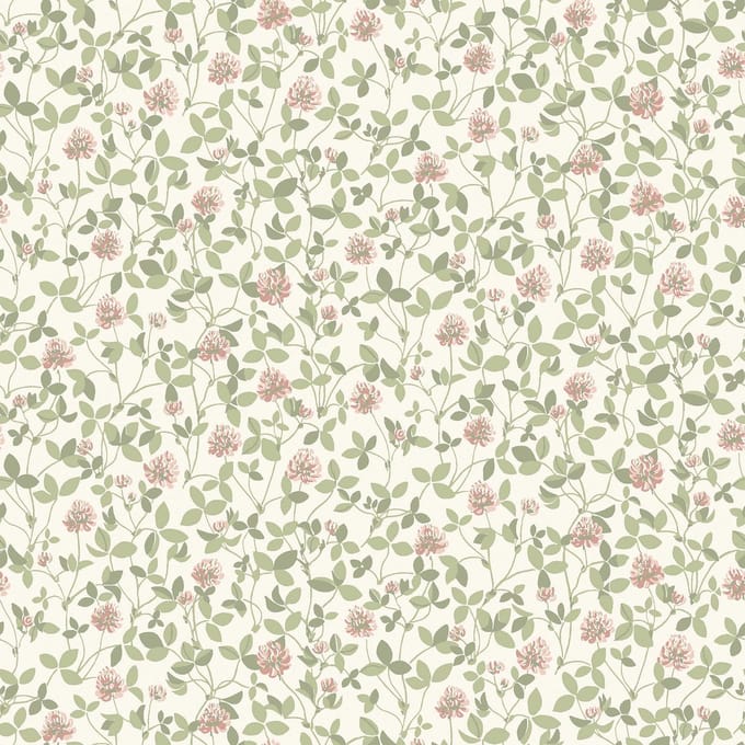 Boråstapeter Vliesbehang 6978 - Österlen - Botanisch Roze - 53cm x 10.05m