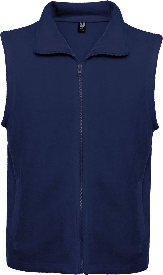 Donker Blauwe fleece bodywarmer model Bellagio merk Roly maat M