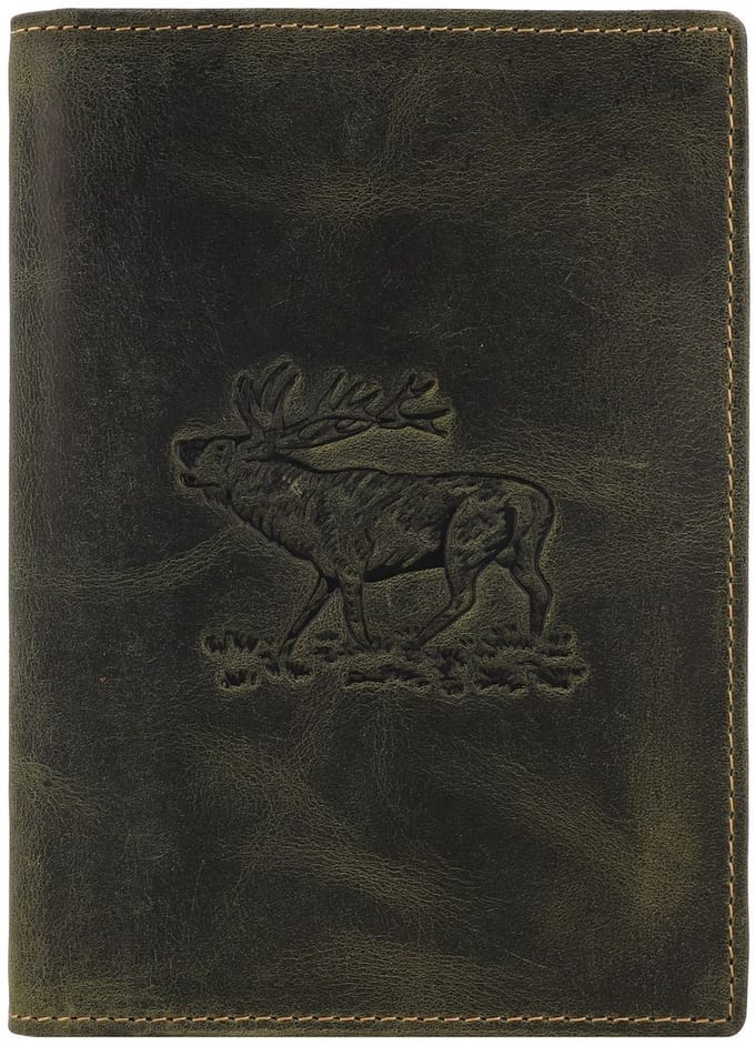 Greenburry Vintage Identiteitskaart etui Leer 9.5 cm - stag
