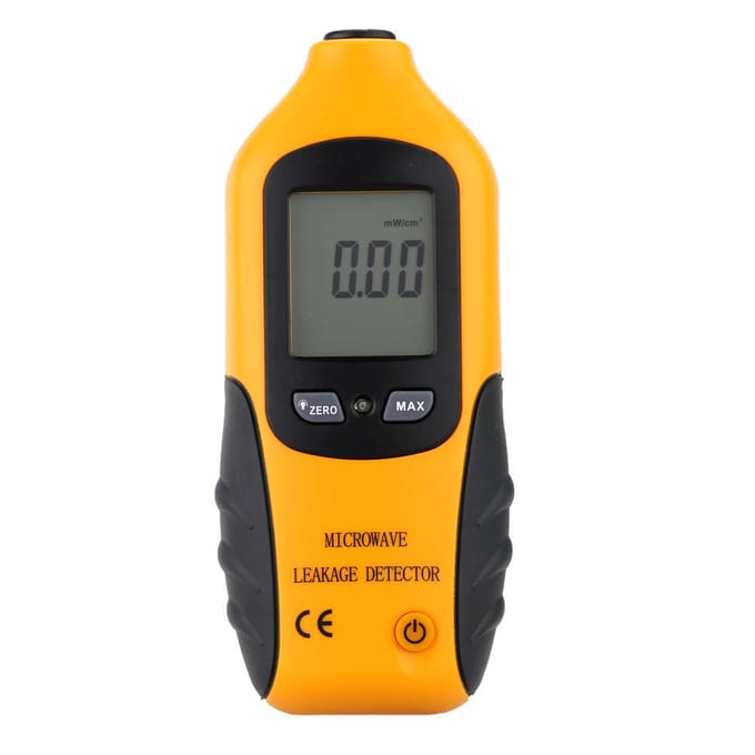 Digitale LCD-microgolflekdetectiemeter Lektester 0-9,99 mW/cm2 zwart/geel