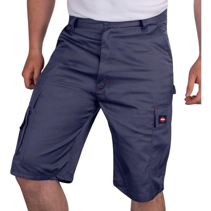 Lee Cooper Heren Klassieke Cargo Korte Broek (Marineblauw)