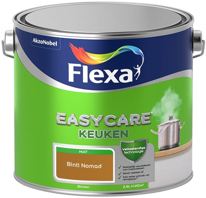 Flexa - Easycare Keuken - Binti Nomad - Mengverf - 2,5 L