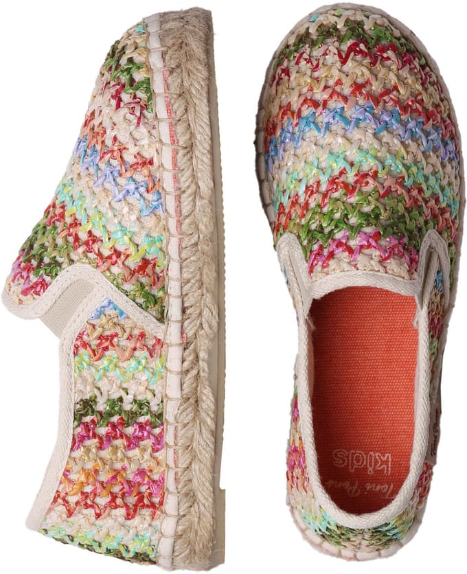 Espadrilles van raffia voor kinderen | EFES-NZ