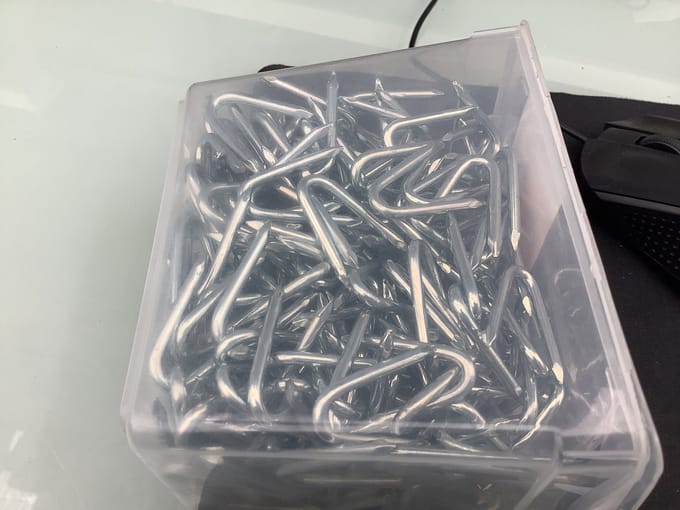Deltafix krammen verzinkt 3.0 x 30 mm 1000 gr.