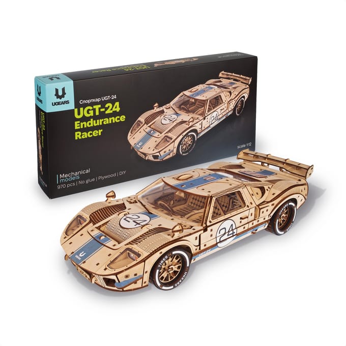 UGEARS Houten 3D Model - UGT-24 Endurance Racer 1:12