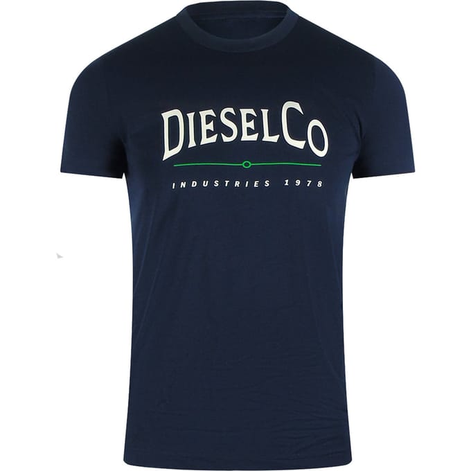Diesel Industries Marineblauwe T-shirt