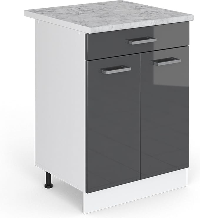 Vicco R-Line Universele onderkast – 60 cm met laden Antraciet Hoogglans
