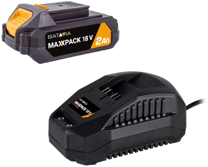Batavia 18V Starter Set – Incl. 2.0Ah Accu + 2.4A Oplader