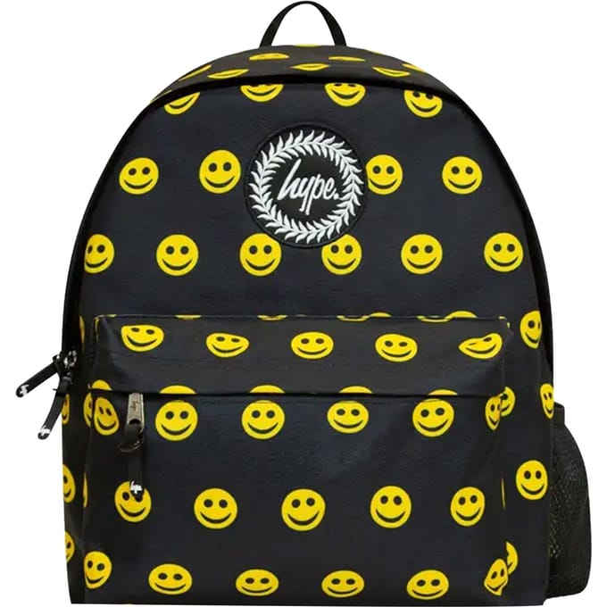 Hype Smile Iconic Zwart/geel Rugzak