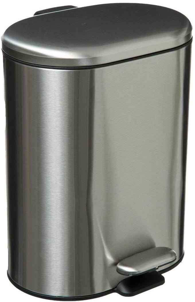 Kleine Soft Close Badkamer Prullenbak met Deksel - 6 Liter