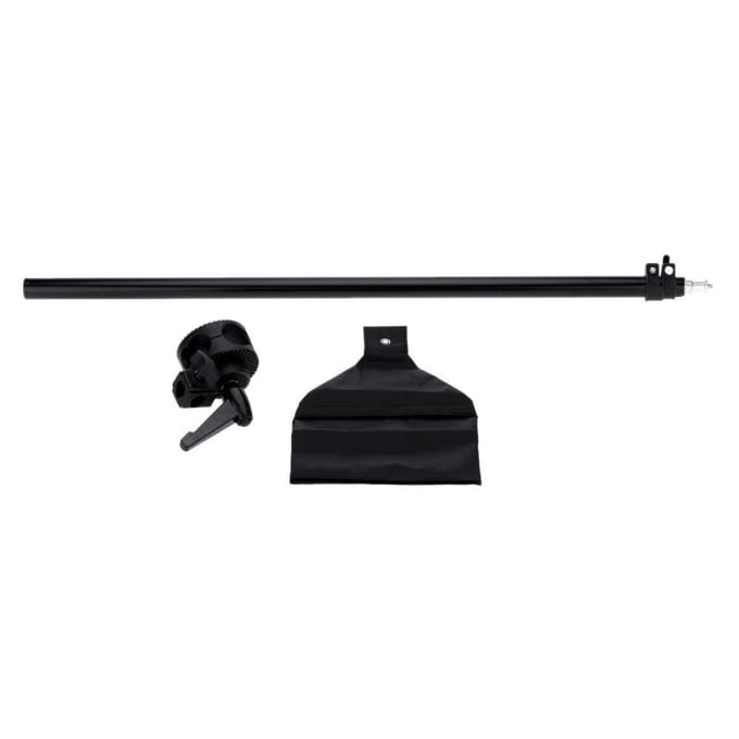 Fotostudio Bovenarm Top Lichtstatief 75-138cm voor Softbox Licht black
