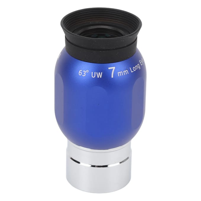 Telescoop Oculair 63 Graden Groothoek 7mm 1.25in Interface Anti-Val HD Beeld Oculair Lens voor blue