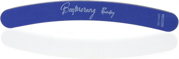 Sibel Nails Vijl Boomerang Blauw Medium 100/180 10Stuks
