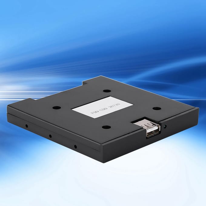 Émulateur de lecteur de disquette USB 720 Ko FDD-UDD26720 avec lecteur de disquette 720 Ko ABS gray