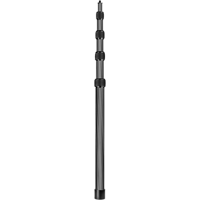 Perche de microphone portable extensible à 6 sections, perche en fibre de carbone pour microphones 5-Section