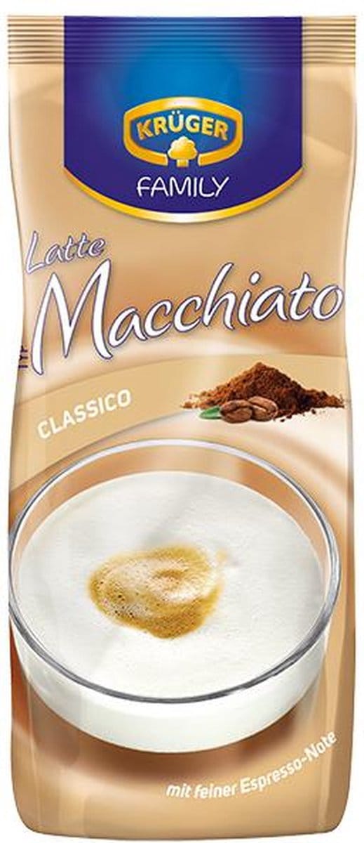 Kruger family cappuccino latte macchiato zak - 12 x 500G