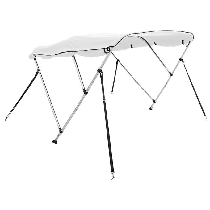 vidaXL Biminitop 3 bogen met zijwanden 183x(137-152)x137 cm