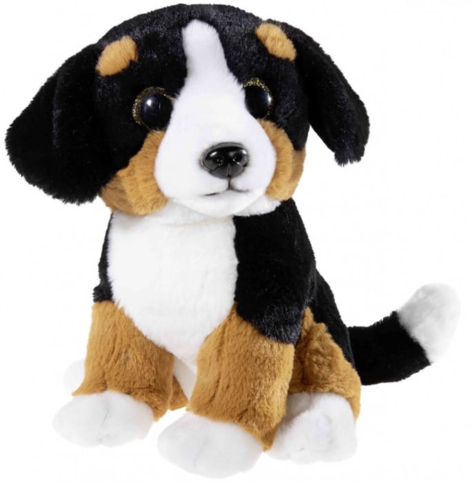 Heunec knuffel Berner sennenhond pluche hond 22cm speelgoed.