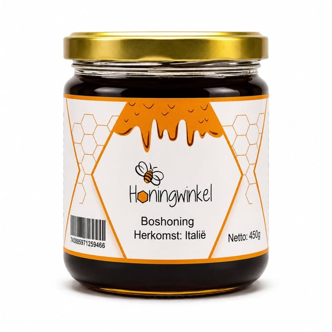 Boshoning 450g Italië Honingwinkel (vloeibaar)