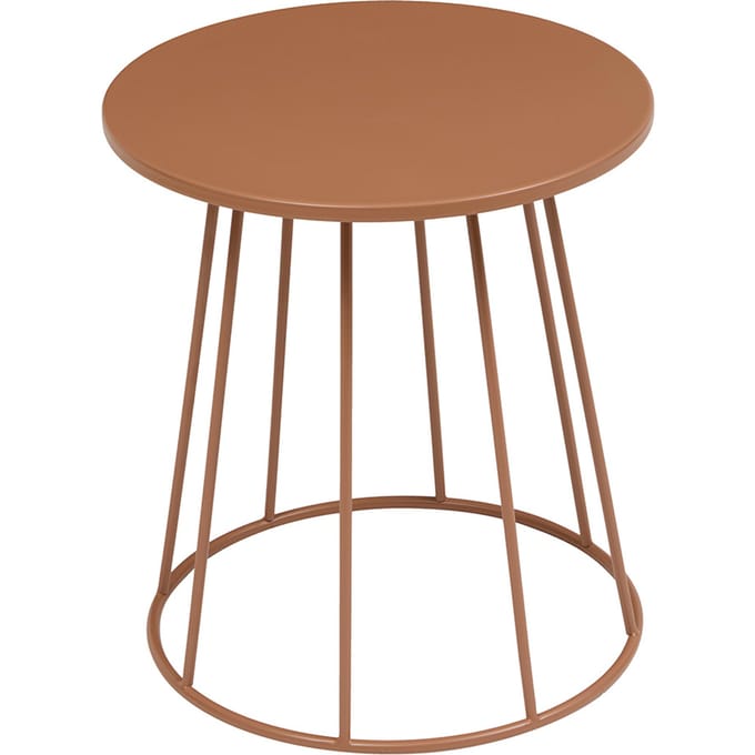 Eazy Living Bijzettafel Ø 38 cm Livor Terracotta