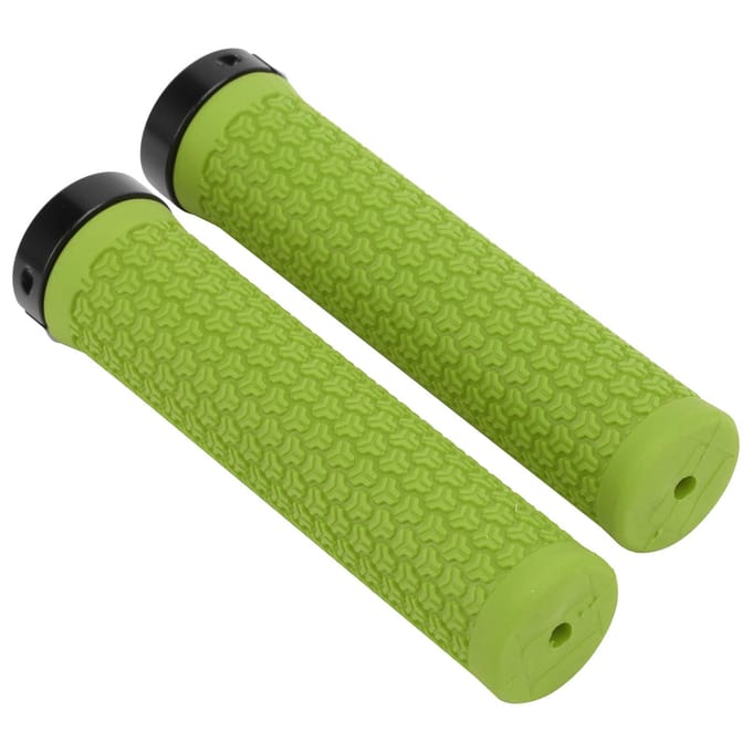 ZTTO Mountainbike Stuur Enkele Vergrendelings Handvatten Fiets Schokabsorberend Rubberen Handvatten Groen rood