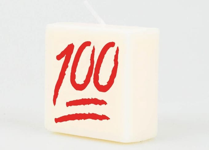 Letter Kaarsje - 100