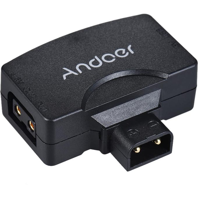 D-Tap naar USB batterijlader adapterconnector voor SONY BMCC V-Mount V-Lock black