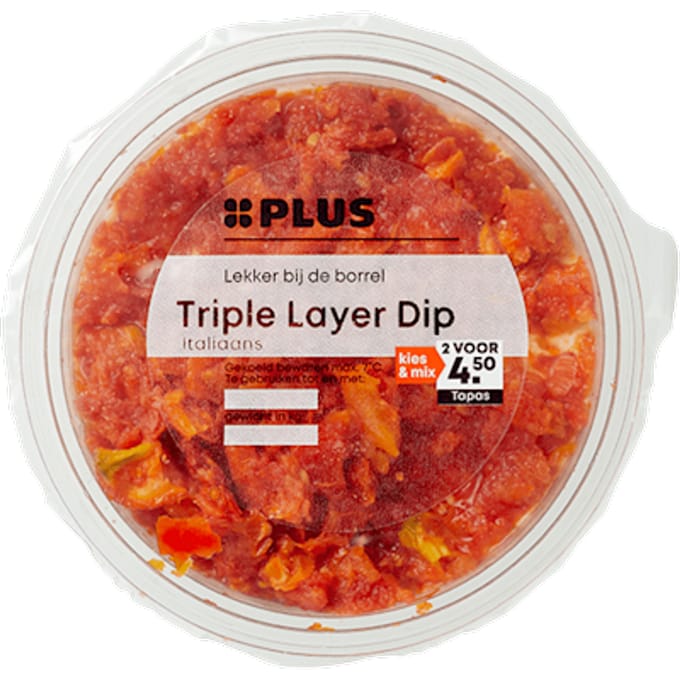 Triple layer dip Italiaans