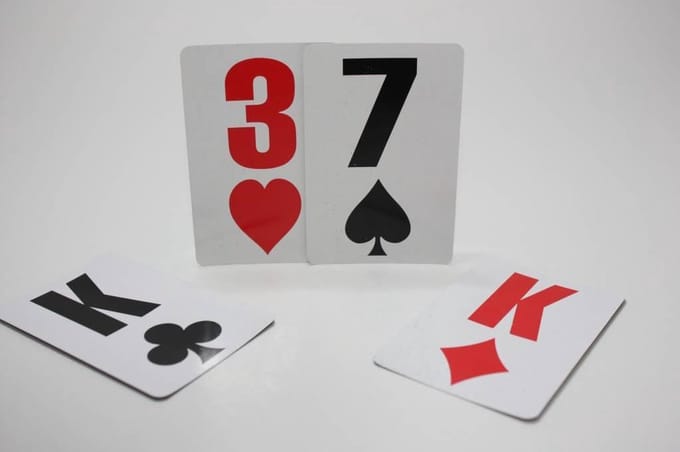 Low Vision Design Speelkaarten Met Grote Opdruk (2 sets) - Speelkaarten Voor Slechtzienden