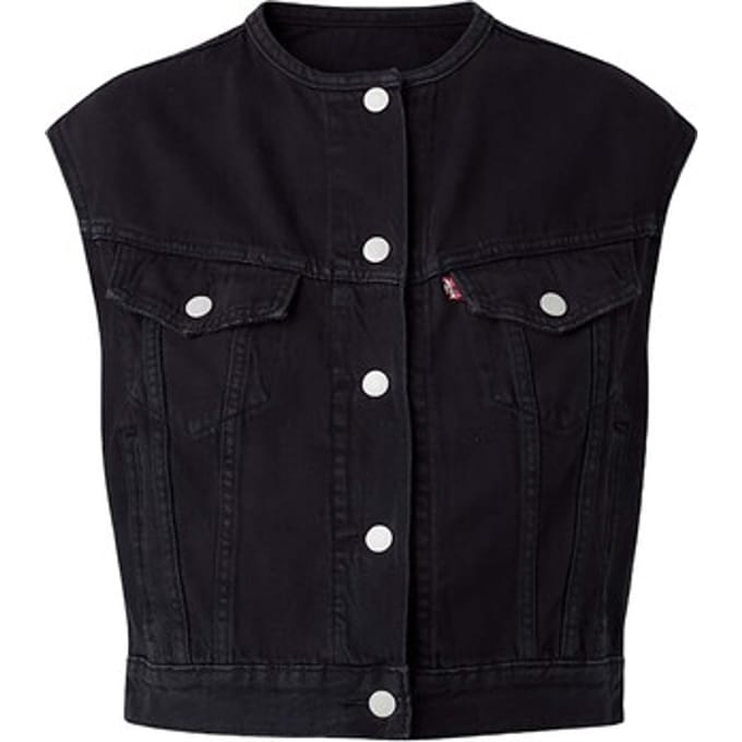 Blouse Levis Collarless Shrunken 90S Vest N