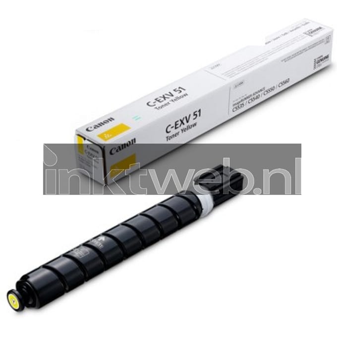 Canon C-EXV 51 toner cartridge geel (origineel)