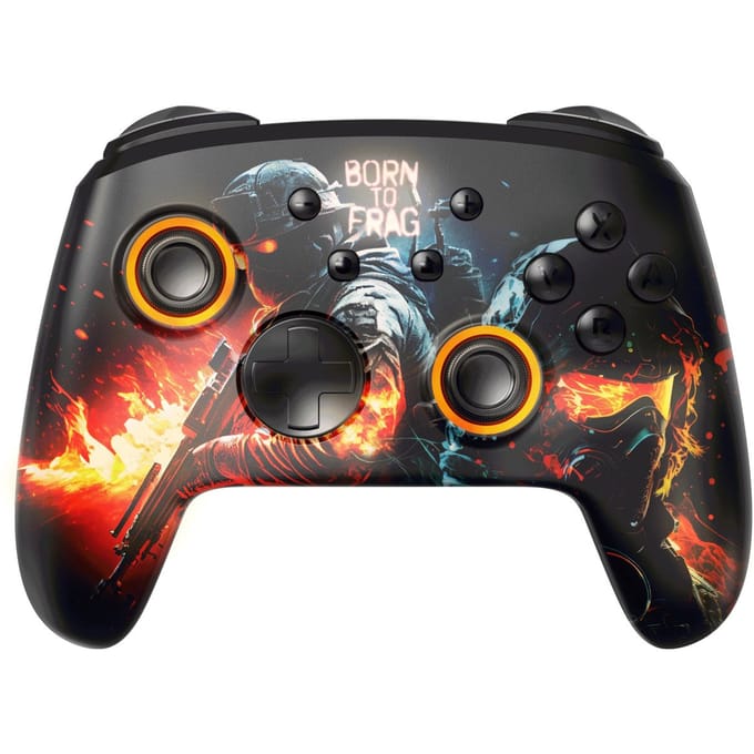 Freaks and Geeks Draadloze Controller - Bewegingssensor - Born to Frag - Geschikt voor Switch/PC
