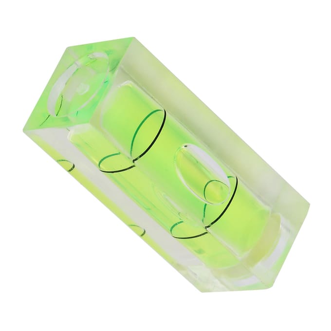5 stuks 15*15*40MM Vierkant Kwaliteit Mini Waterpas Luchtbel Kleine Waterpas wit