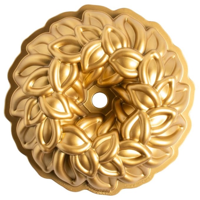 Tulband Bakvorm ''Laurel Wreath Bundt'' - Nordic Ware | Gold