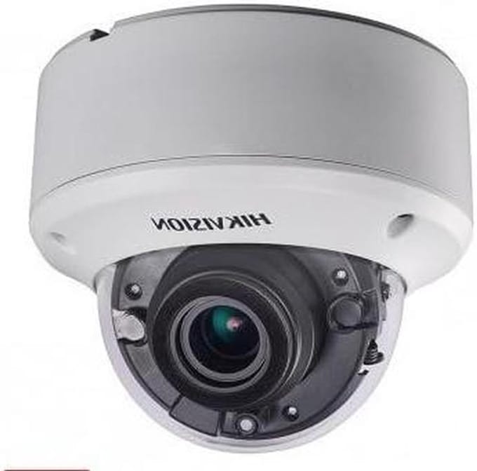 Beveiligingscamera Koepel - Dome Camera - Toezicht Binnen Buiten - Motorized Varifocal Lens - 3 MP - Wit