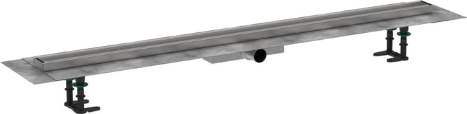 Hansgrohe RainDrain Compact - Douchegoot 120 cm voor tegelvloer, met rooster 56173000