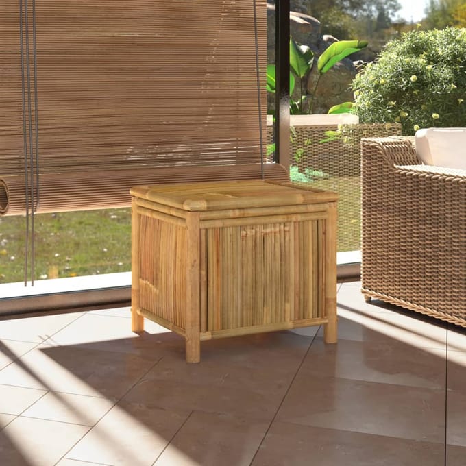 vidaXL - Tuinbox - 60x52x55 - cm - bamboe