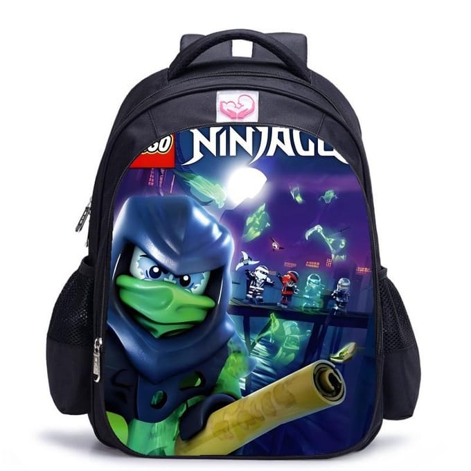 Lego Ninjago Seizoen 5 Cartoon Print Zwarte Rugzak black - medium